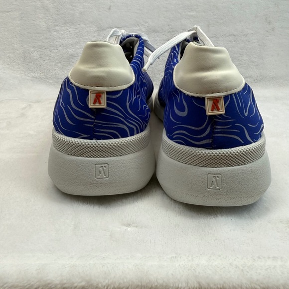 Arcopedico F91‎ Lyra Walking Shoes Comfort Blue Print Sneakers Size 39 US 8-8.5 - Picture 4 of 13